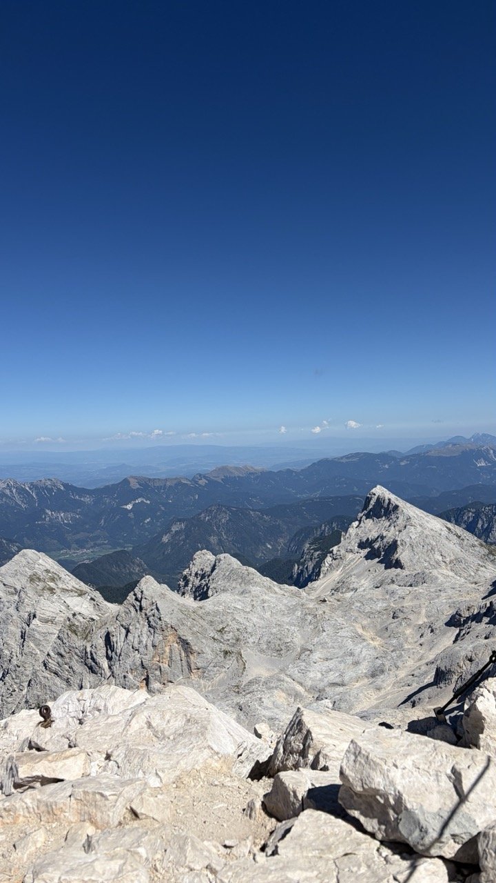 Triglav via Križ, Stenar, Bovški Gamsovec, Plamenice and back via Prag
